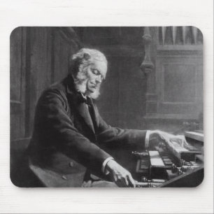 Cesar Franck at the console of the organ Mouse Pad