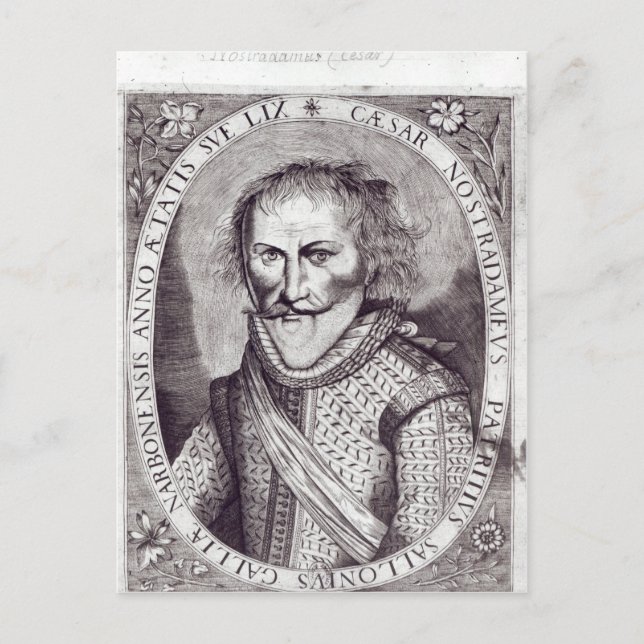 Cesar Nostradamus Postcard (Front)