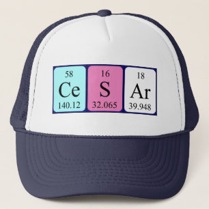 Cesar periodic table name hat
