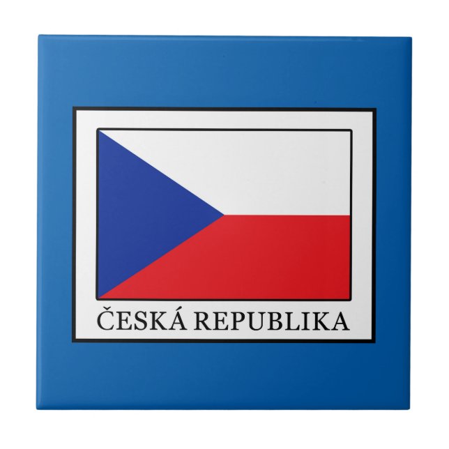 Ceska Republika Ceramic Tile (Front)