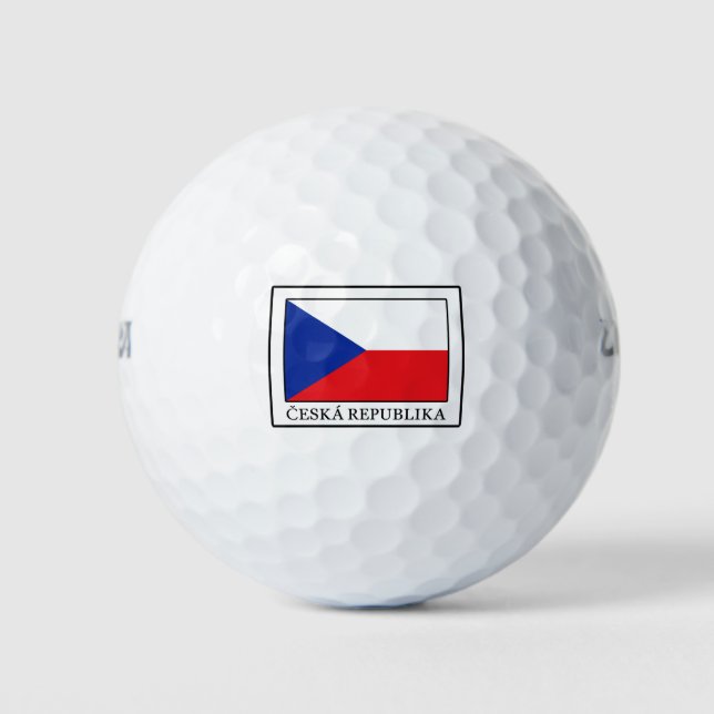 Česká Republika Golf Balls (Front)