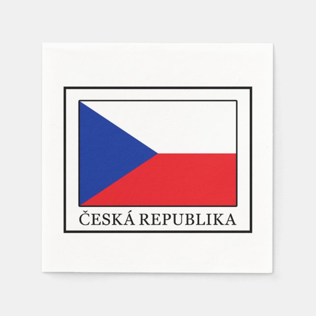 Ceska Republika Napkin (Front)