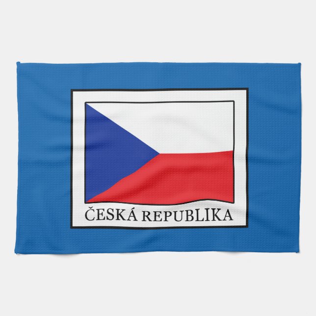 Ceska Republika Tea Towel (Horizontal)