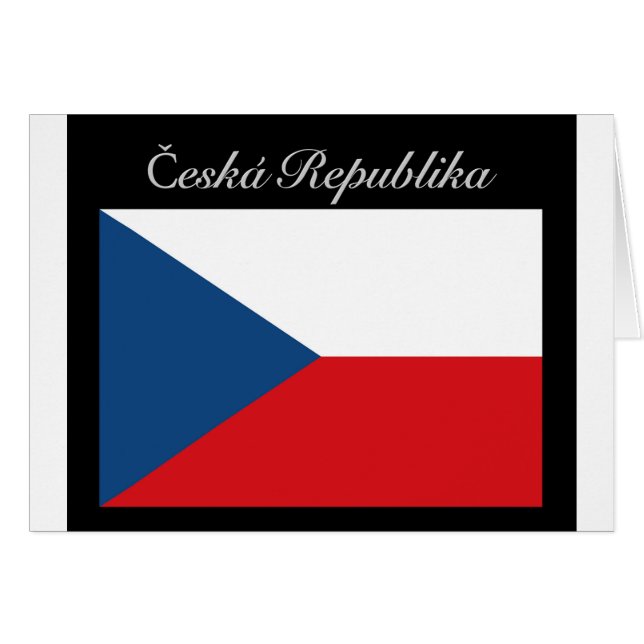 Česká republika vlajka (Front Horizontal)