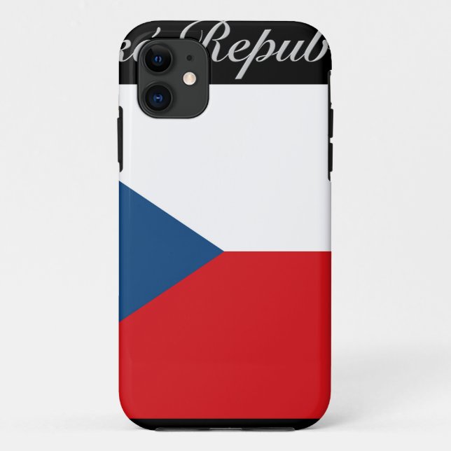 Česká republika vlajka Case-Mate iPhone case (Back)