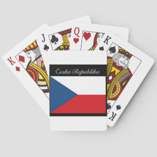 Česká republika vlajka playing cards