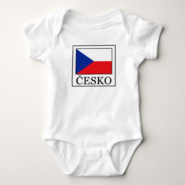 Česko Baby Bodysuit (Front)
