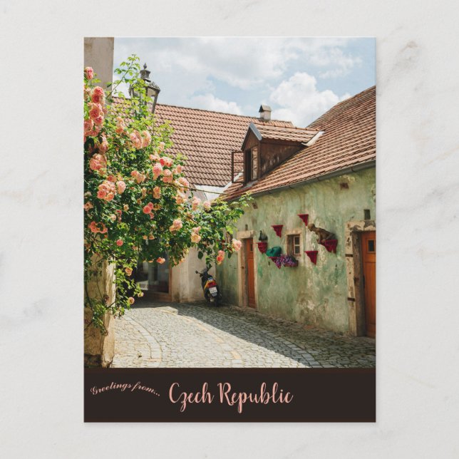 Cesky Krumlov Czech Republic Postcard (Front)