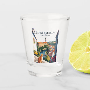 Cesky Krumlov Czech Republic Shot Glass