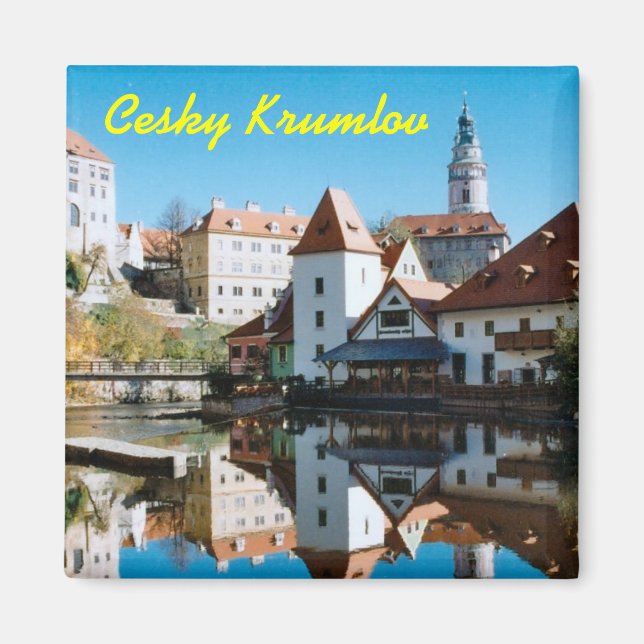 cesky krumlov fridge magnet (Front)