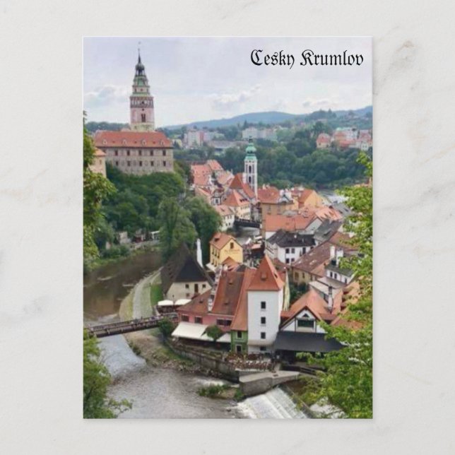 Cesky Krumlov Postcard (Front)