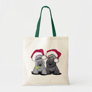 Cesky Terrier Christmas Tote Bag