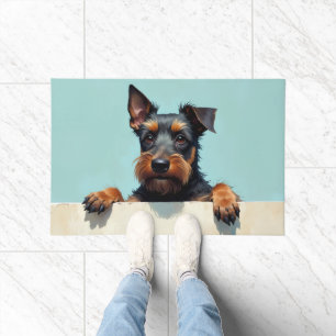 Cesky Terrier Doormat Art