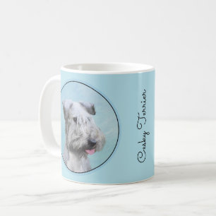 Cesky Terrier Painting - Cute Original Dog Art Coffee Mug