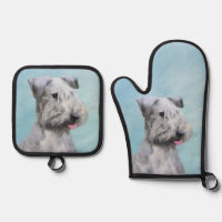 Cesky Terrier Painting Cute Original Pet Dog Art