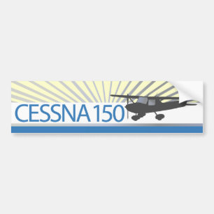 Cessna 150 Aeroplane Bumper Sticker