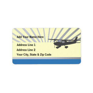 Cessna 150 Aeroplane Label