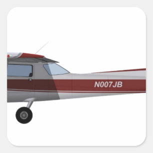 Cessna 152 392392 square sticker