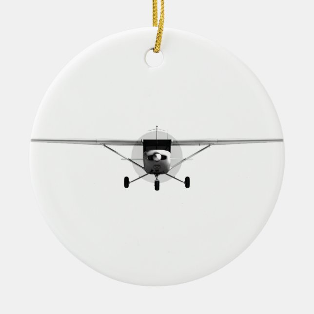 Cessna 152 ceramic tree decoration (Front)