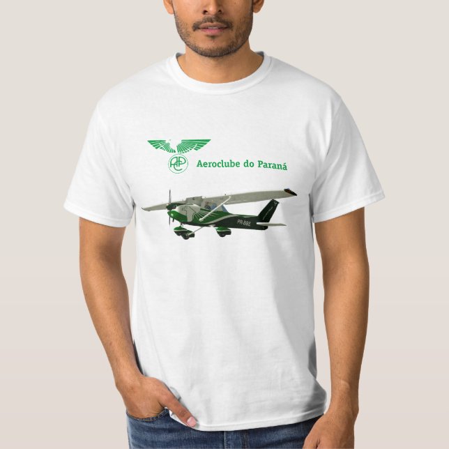 Cessna 152 Flying club of Paran3a - PR-BBE T-Shirt (Front)