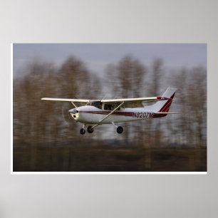 Cessna 172 Short Final Poster