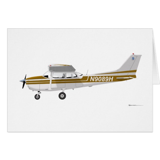 Cessna 172 Skyhawk Brown (Front Horizontal)
