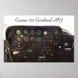 Cessna 177 Cardinal RG Instrument Panel Poster
