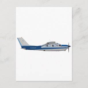 Cessna 177RG Cardinal 395395 Postcard