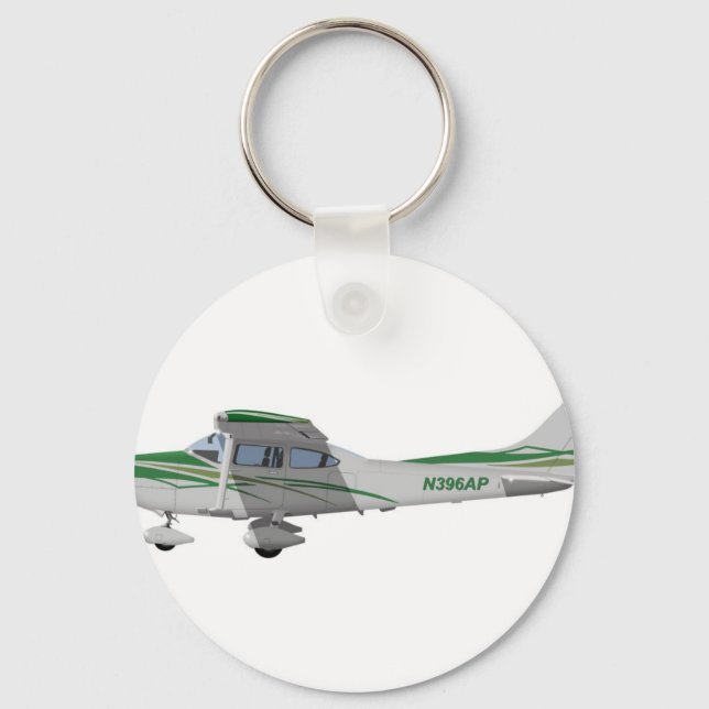 Cessna 182T Turbo Skylane II 396396 Key Ring (Front)