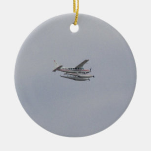 Cessna 208 Caravan Seaplane Ceramic Tree Decoration