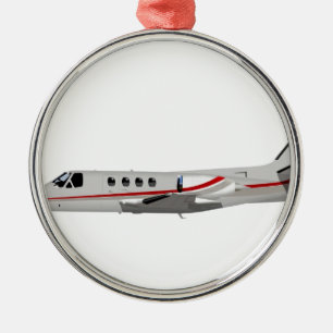 Cessna 500 Citation II 397397 Metal Ornament