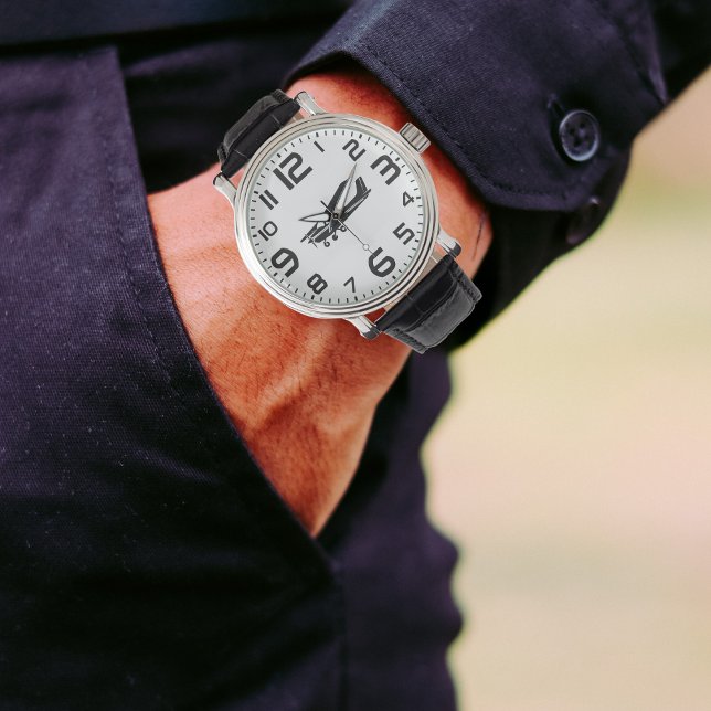 Cessna Aeroplane & large numbers for Pilot,Aviatio Watch (Creator Uploaded)