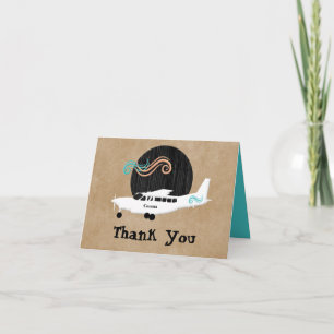 Cessna Aeroplane Thank You Card