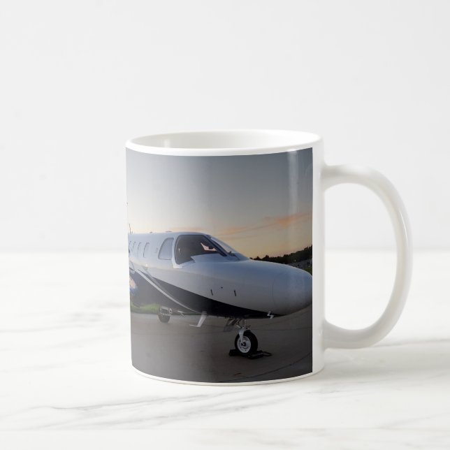 Cessna Citation M2 at Sunset Coffee Mug (Right)