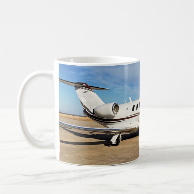 Cessna CitationJet CJ1 Aeroplane Mug (Left)