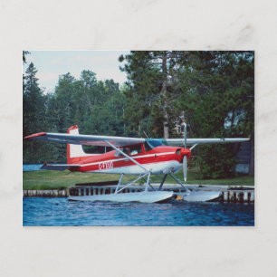 Cessna floatplane postcard