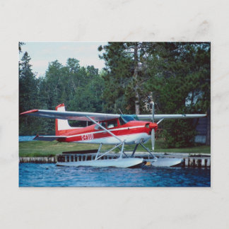 Cessna floatplane postcard