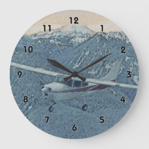 Cessna - Mt. Rainier Clock