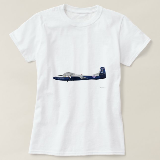 Cessna T-37 Dragonfly 68902 T-Shirt (Design Front)