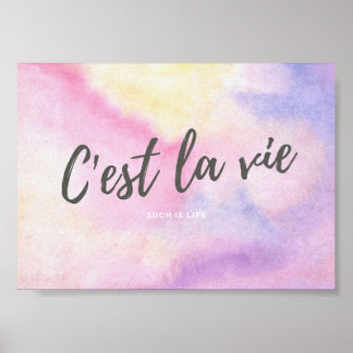 CEST LA VIE French Such Is Life Poster