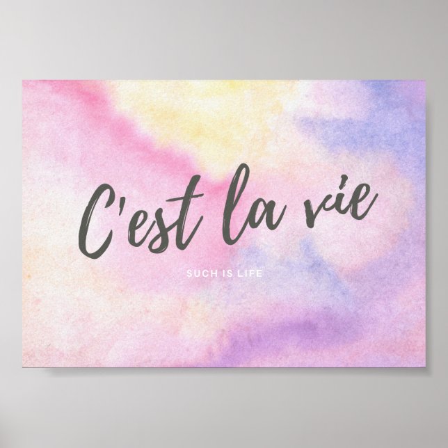 CEST LA VIE French Such Is Life Poster (Front)