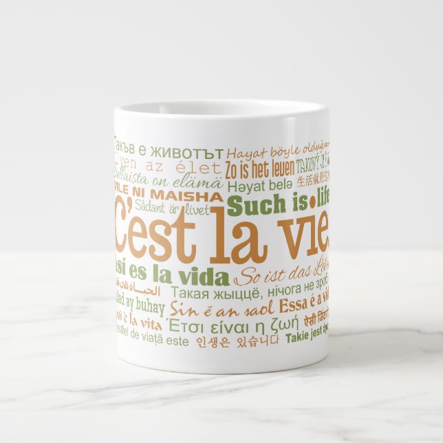 C'est La Vie mugs (Front)