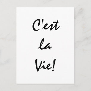 C'est La Vie! Postcard