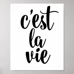 C'est la vie poster