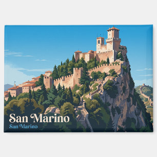 Cesta Tower (Second Tower) San Marino Magnet