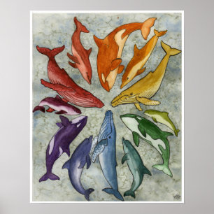 Cetacean Pride Poster