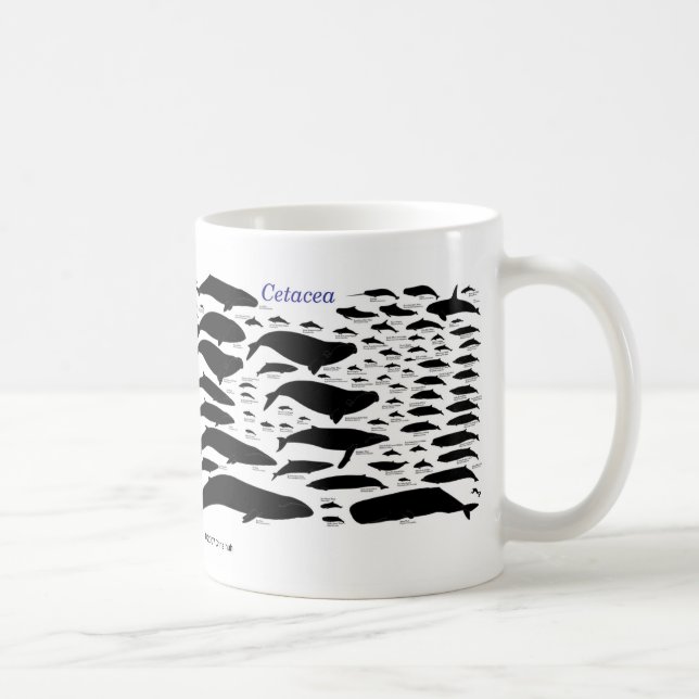 Cetaceans Coffee Mug (Right)