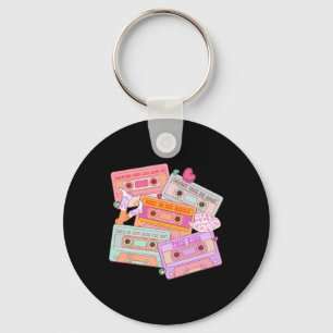 Cettes Western 90s Country Music Valentine Cowgirl Key Ring