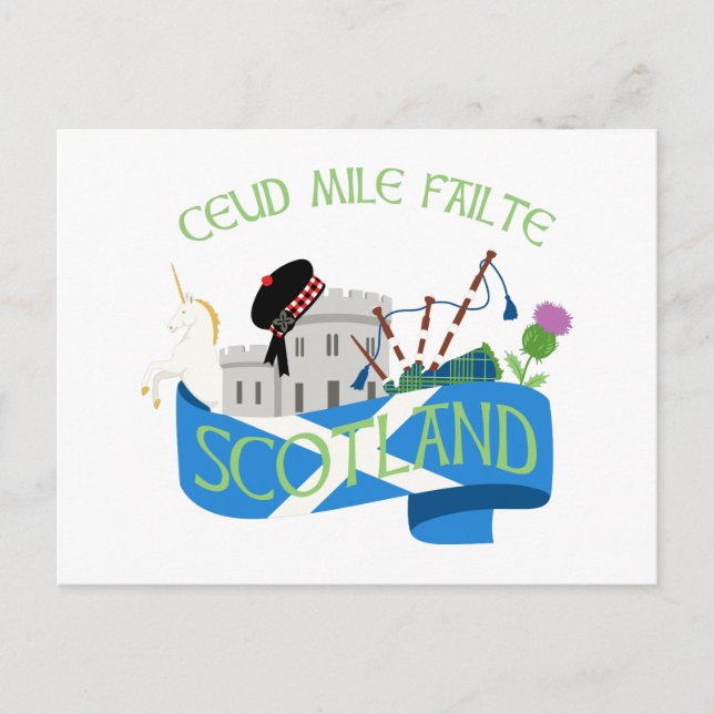 Ceud Mile Failte Postcard (Front)