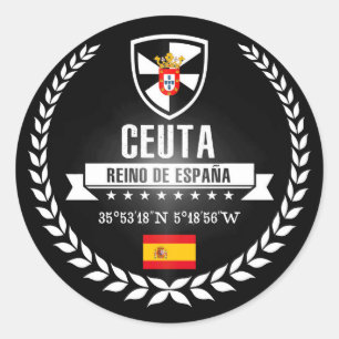 Ceuta Classic Round Sticker